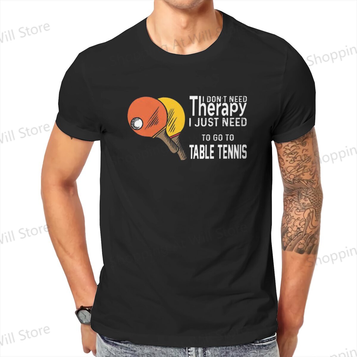 Table Tennis Japanese - Tops 100% Cotton Leisure Sports Table
