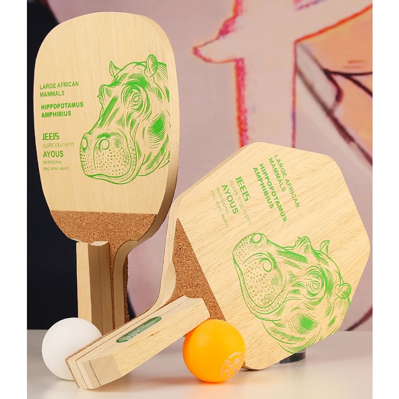 JEELS Green Hippo 1 Ply Ayous  - Table Tennis Japanese review and price